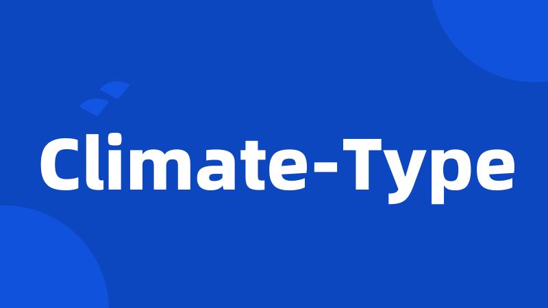 Climate-Type