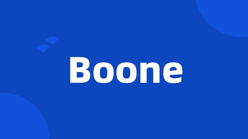 Boone