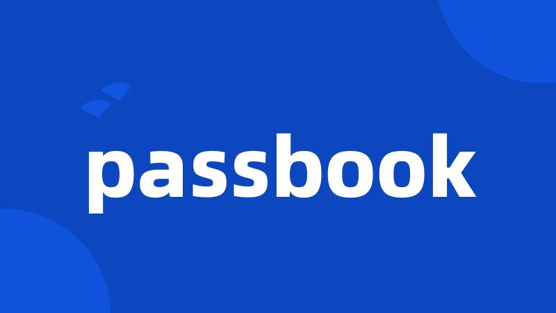 passbook