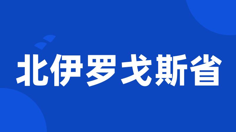 北伊罗戈斯省