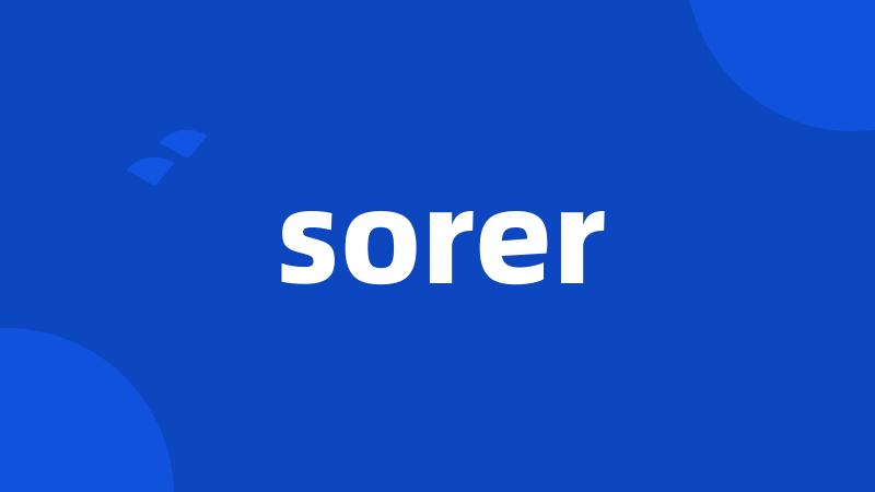 sorer