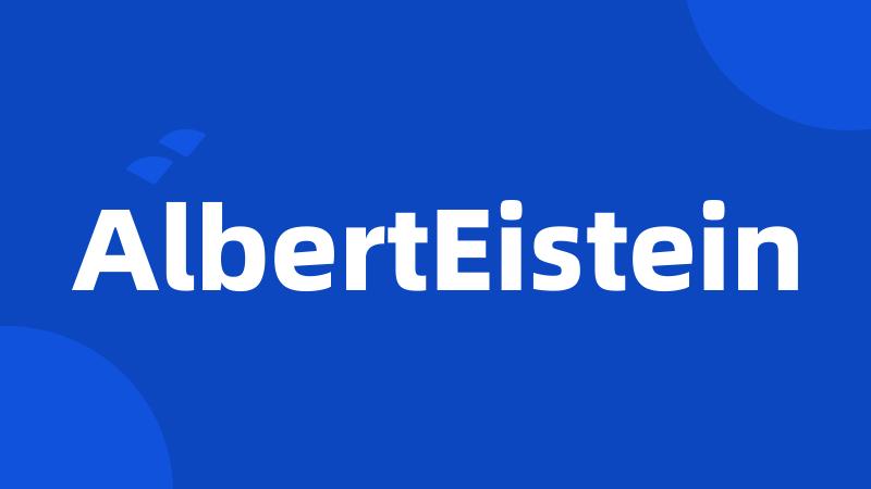 AlbertEistein