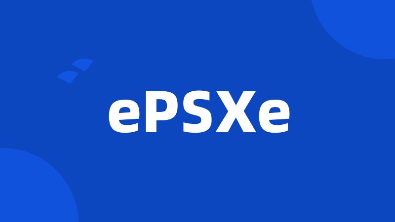 ePSXe