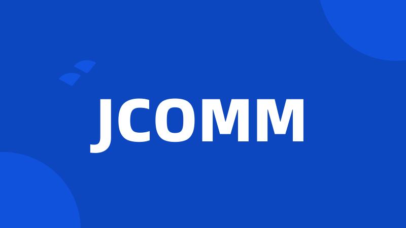 JCOMM