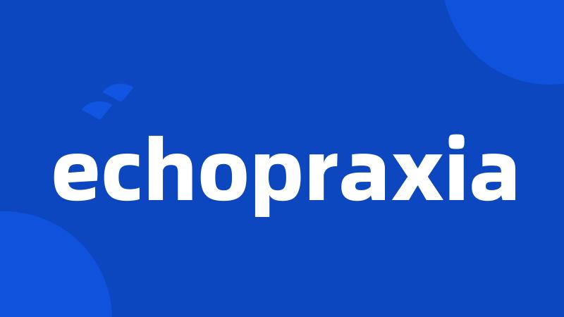 echopraxia