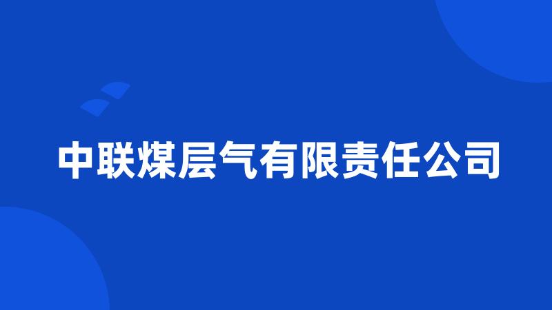 中联煤层气有限责任公司