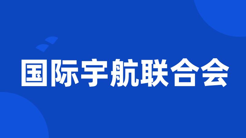 国际宇航联合会