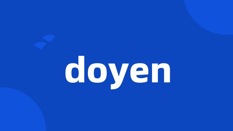 doyen