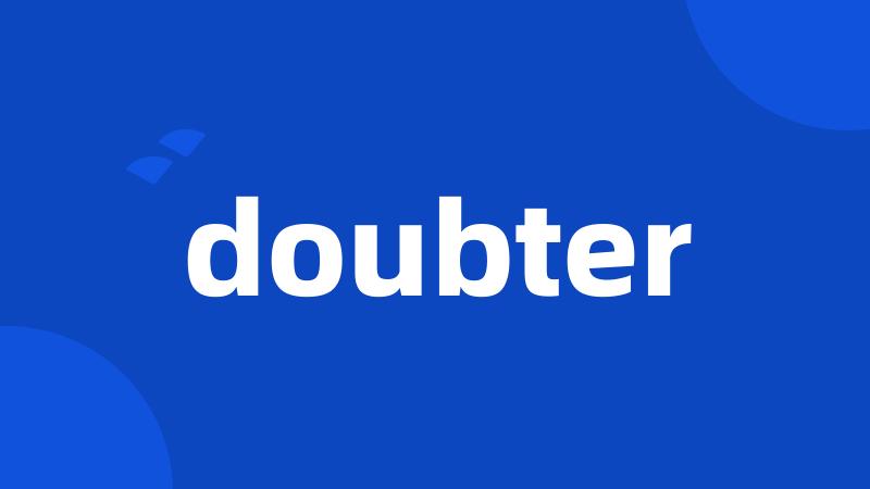 doubter