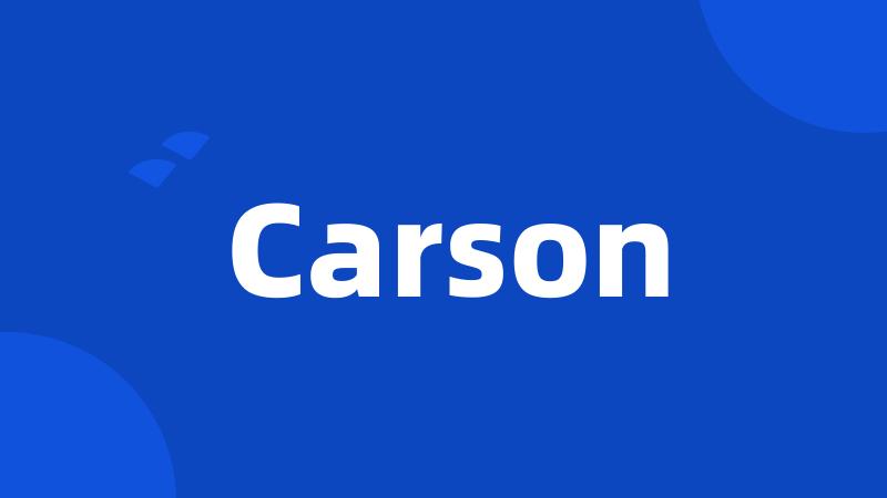 Carson