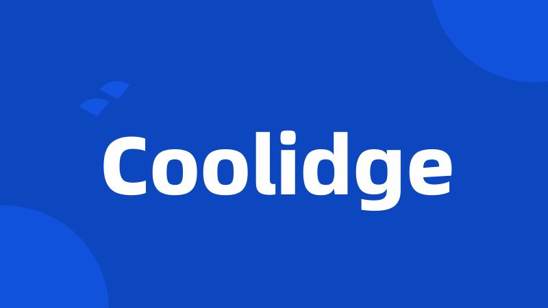 Coolidge