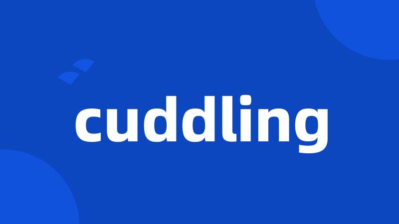 cuddling