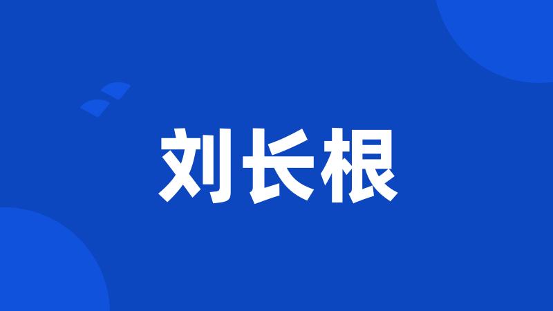 刘长根