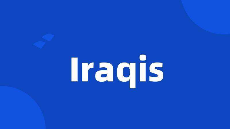 Iraqis