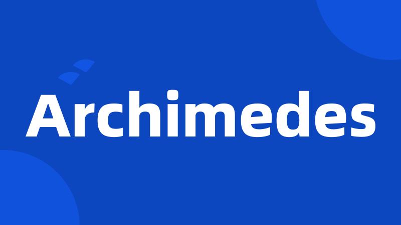 Archimedes