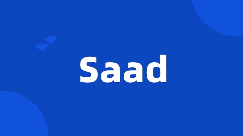 Saad