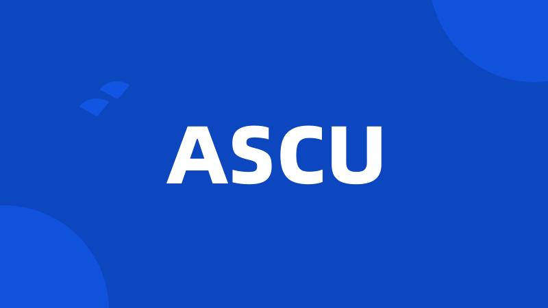 ASCU