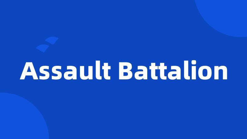 Assault Battalion