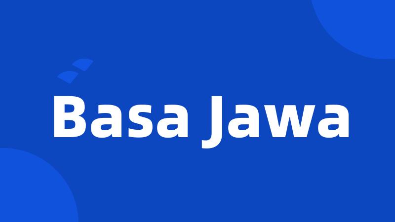 Basa Jawa