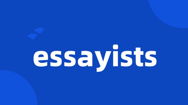 essayists