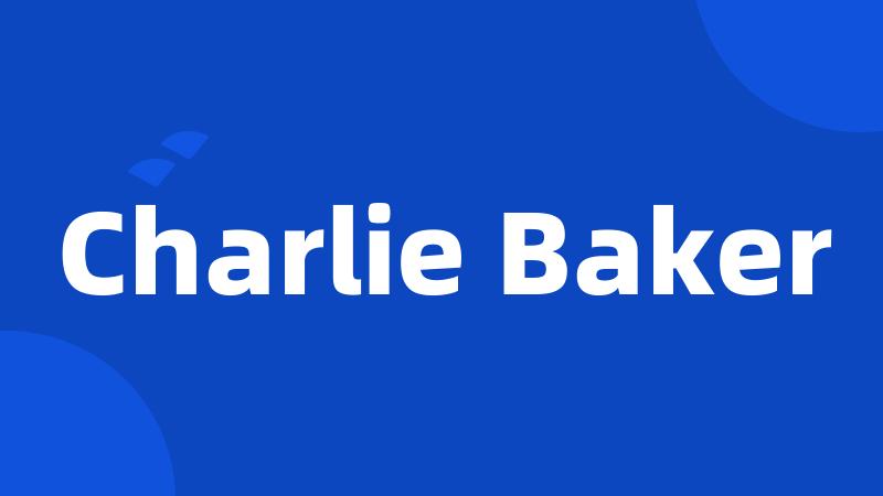 Charlie Baker