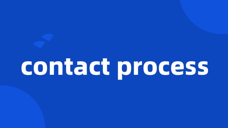 contact process