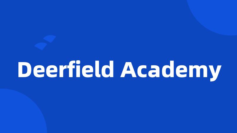 Deerfield Academy