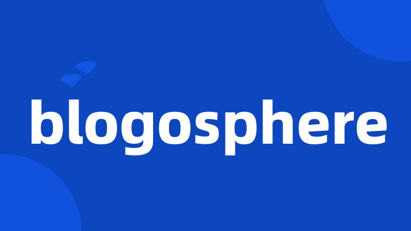 blogosphere