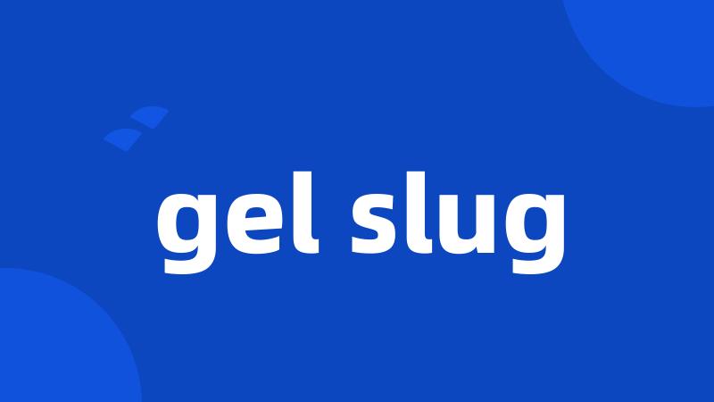 gel slug