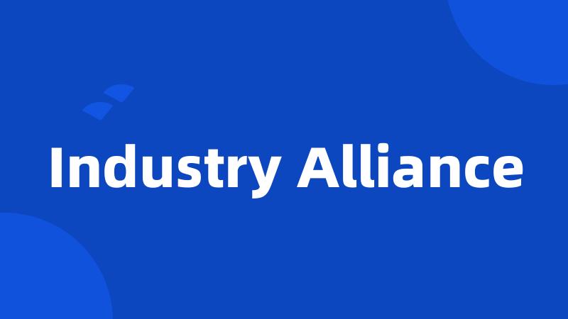 Industry Alliance