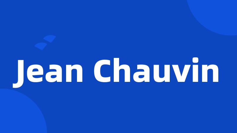 Jean Chauvin