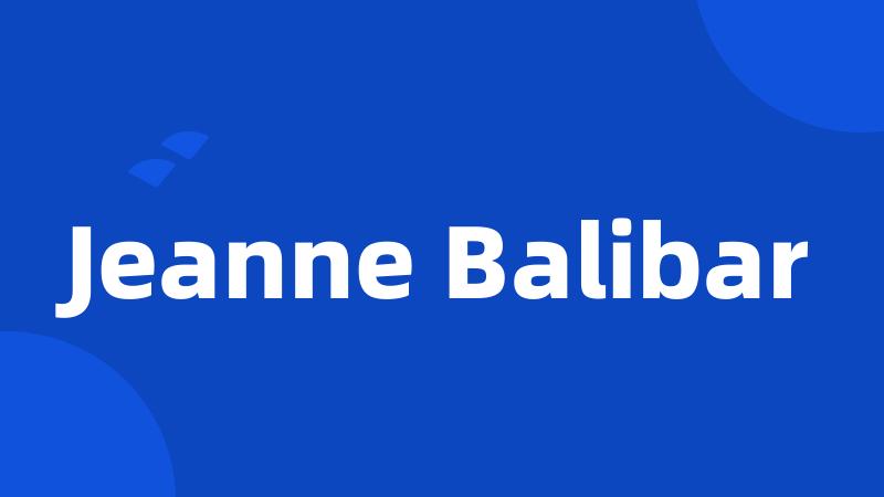 Jeanne Balibar