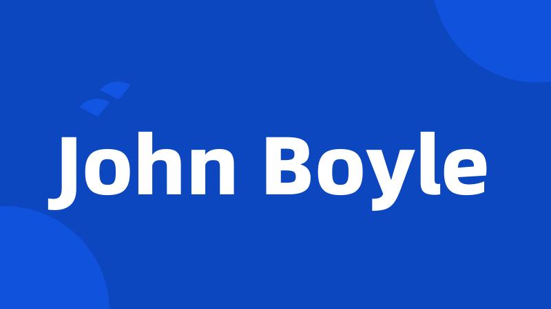 John Boyle