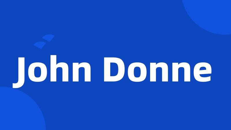 John Donne