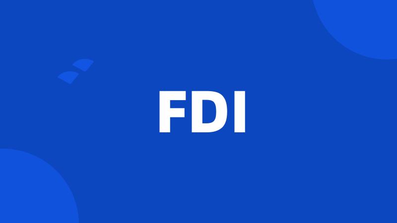 FDI