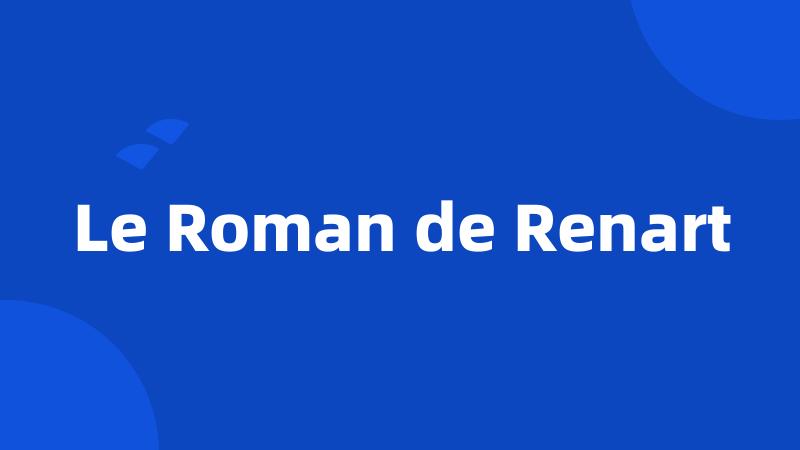 Le Roman de Renart