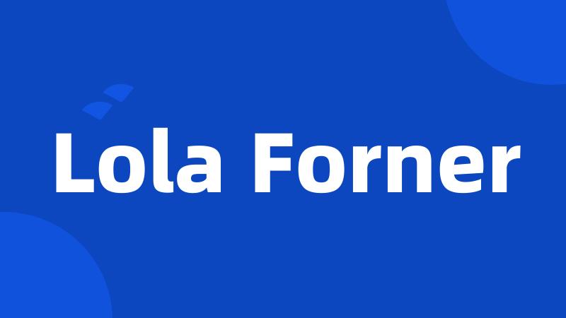 Lola Forner