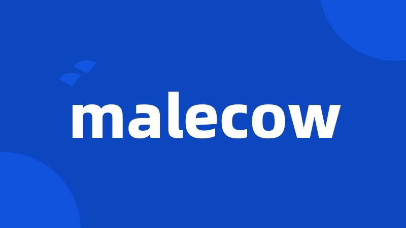 malecow