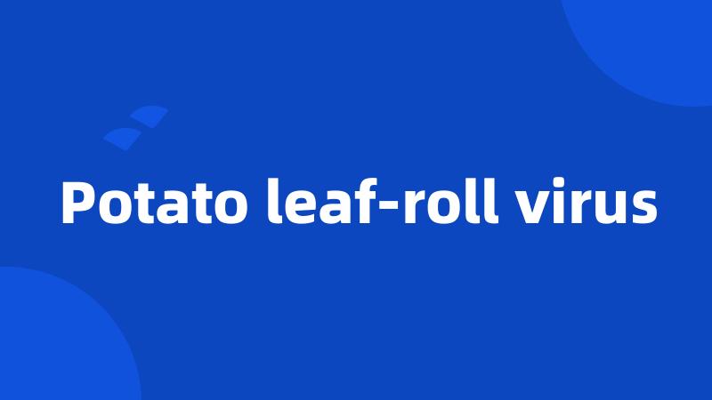 Potato leaf-roll virus