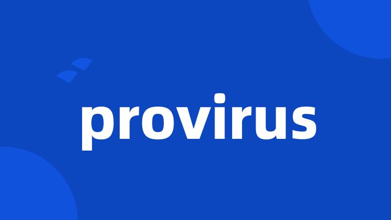 provirus