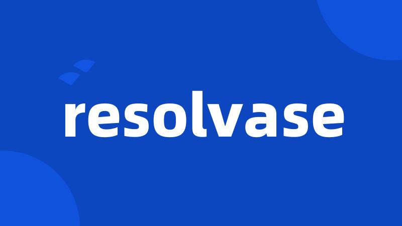 resolvase