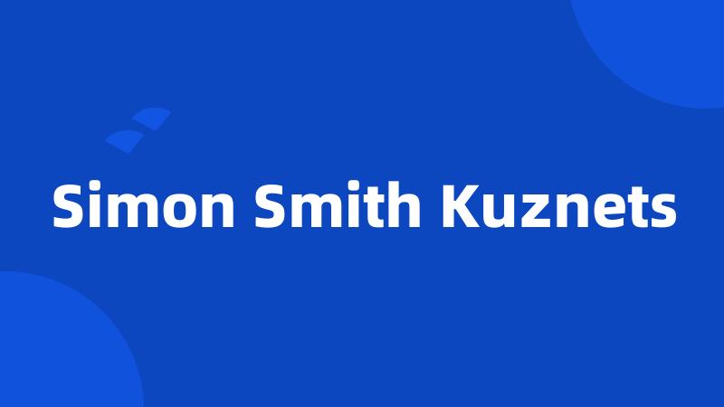 Simon Smith Kuznets