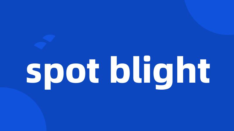 spot blight