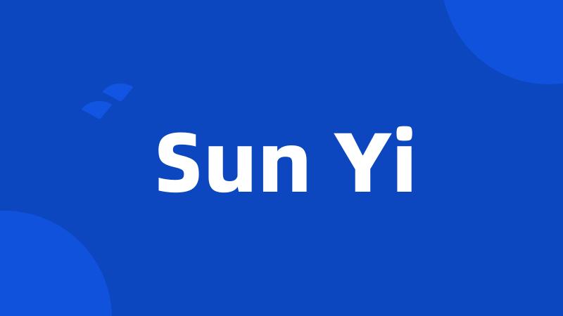 Sun Yi