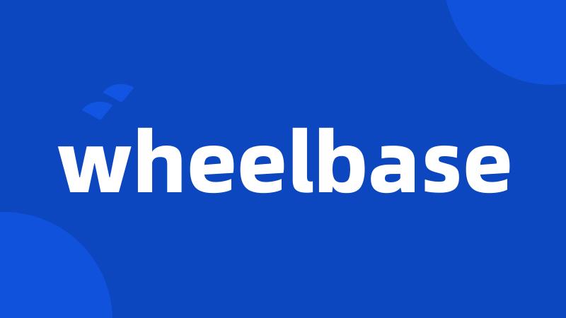 wheelbase