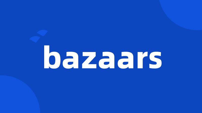 bazaars