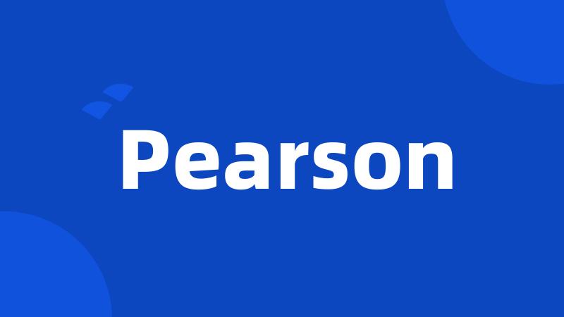 Pearson