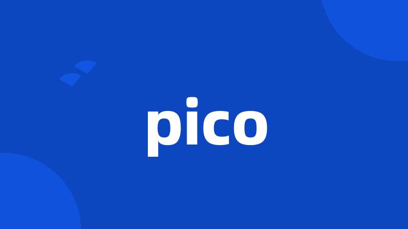 pico