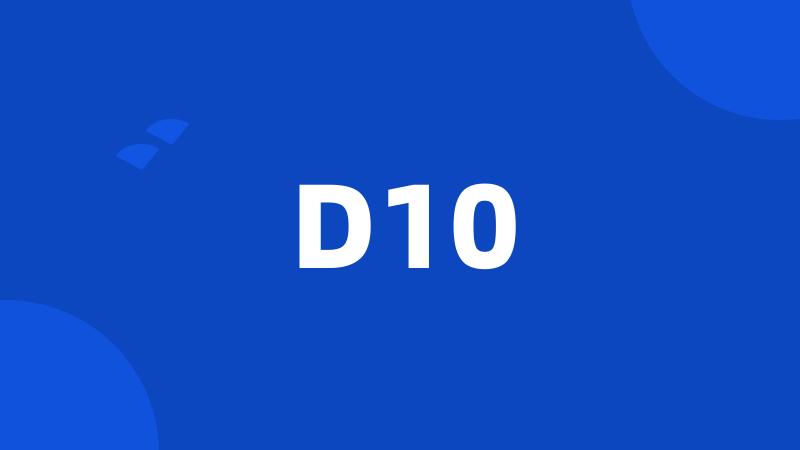 D10