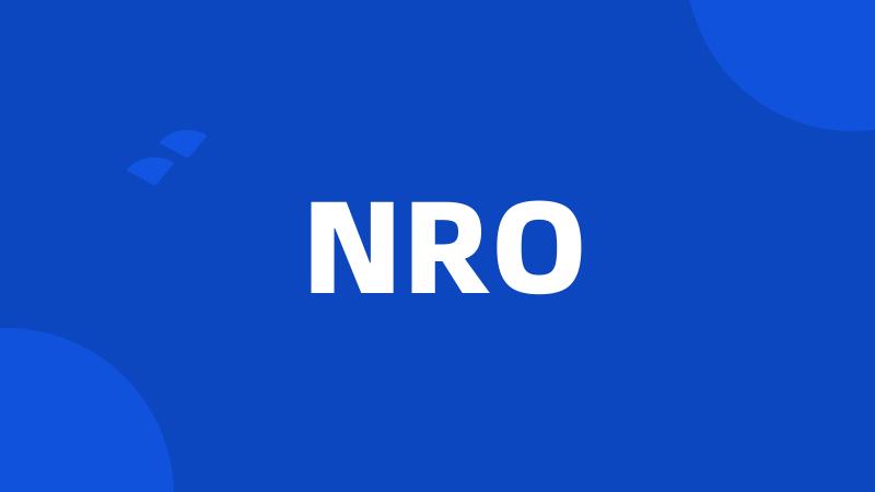 NRO